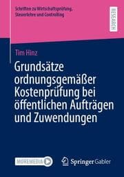 Cover von Grundsätze ordnungsgemäßer Kostenprüfung bei öffentlichen Aufträgen und Zuwendungen