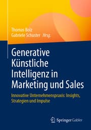 Cover von Generative Künstliche Intelligenz in Marketing und Sales