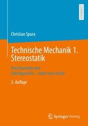 Cover von Technische Mechanik 1. Stereostatik