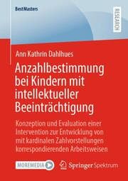 Cover von Anzahlbestimmung bei Kindern mit intellektueller Beeinträchtigung