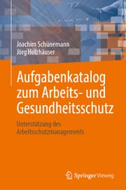 Cover von Aufgabenkatalog zum Arbeits- und Gesundheitsschutz