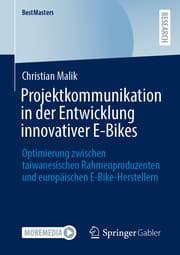 Cover von Projektkommunikation in der Entwicklung innovativer E-Bikes