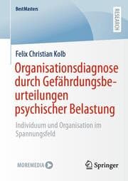 Cover von Organisationsdiagnose durch Gefährdungsbeurteilungen psychischer Belastung