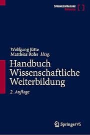 Cover von Handbuch Wissenschaftliche Weiterbildung