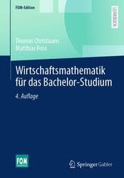 Cover von Wirtschaftsmathematik für das Bachelor-Studium