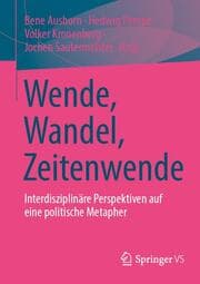 Cover von Wende, Wandel, Zeitenwende