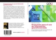 Cover von Propuesta para el uso de información georeferenciada