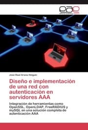 Cover von Diseño e implementación de una red con autenticación en servidores AAA