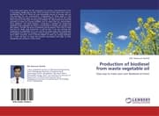Cover von Production of biodiesel from waste vegetable oil