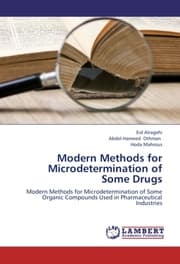 Cover von Modern Methods for Microdetermination of Some Drugs