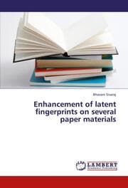 Cover von Enhancement of latent fingerprints on several paper materials