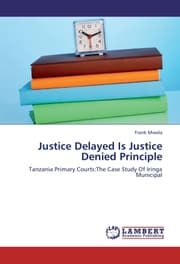 Cover von Justice Delayed Is Justice Denied Principle