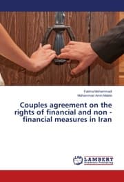 Cover von Couples agreement on the rights of financial and non - financial measures in Iran