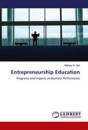 Cover von Entrepreneurship Education