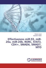Cover von Effectiveness miR-93, miR-20a, miR-20b, RORC, STAT3, CD4+, SMAD6, SMAD7, MTO