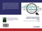 Cover von Critical success factors (CSFs) for IT Governance (ITG)
