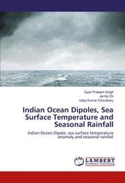 Cover von Indian Ocean Dipoles, Sea Surface Temperature and Seasonal Rainfall