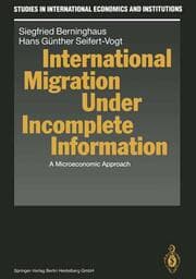 Cover von International Migration Under Incomplete Information