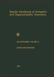 Cover von B Boron Compounds