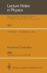 Cover von Numerical Combustion