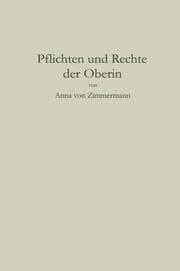 Cover von Pflichten und Rechte der Oberin