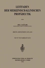 Cover von Leitfaden der Medizinisch-Klinischen Propädeutik