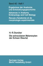 Cover von Die extracutanen Melanocyten der Echsen (Sauria)