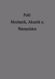 Cover von Einführung in die Mechanik Akustik und Wärmelehre