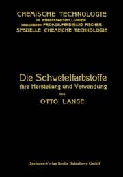 Cover von Die Schwefelfarbstoffe ihre Herstellung und Verwendung