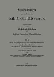 Cover von Über Säuglingsfürsorge in Unteroffizierfamilien