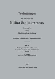 Cover von Die Lungentuberkulose in der Armee