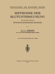 Cover von Methodik der Blutuntersuchung
