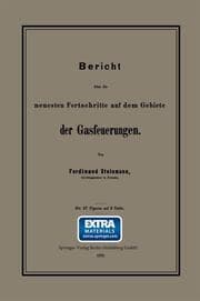 Cover von Bericht über die neuesten Fortschritte auf dem Gebiete der Gasfeuerungen