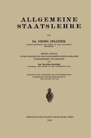 Cover von Allgemeine Staatslehre