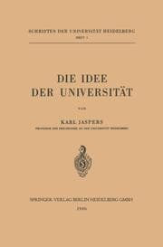 Cover von Die Idee der Universität