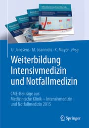 Cover von Weiterbildung Intensivmedizin und Notfallmedizin
