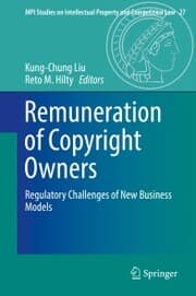 Cover von Remuneration of Copyright Owners