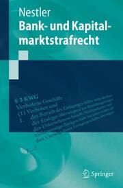 Cover von Bank- und Kapitalmarktstrafrecht