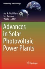 Cover von Advances in Solar Photovoltaic Power Plants