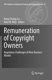 Cover von Remuneration of Copyright Owners