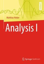 Cover von Analysis I