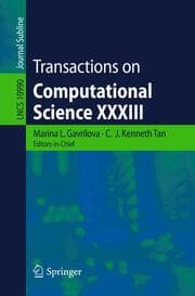 Cover von Transactions on Computational Science XXXIII