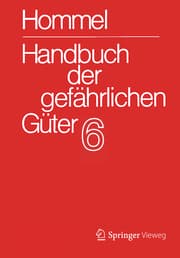 Cover von Handbuch der gefährlichen Güter. Band 6: Merkblätter 2072-2502