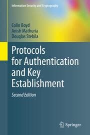 Cover von Protocols for Authentication and Key Establishment