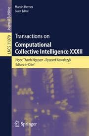 Cover von Transactions on Computational Collective Intelligence XXXII
