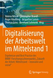 Cover von Digitalisierung der Arbeitswelt im Mittelstand 1