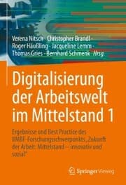 Cover von Digitalisierung der Arbeitswelt im Mittelstand 1