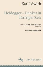 Cover von Karl Löwith: Heidegger - Denker in dürftiger Zeit