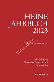 Cover von Heine-Jahrbuch 2023