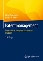 Cover von Patentmanagement